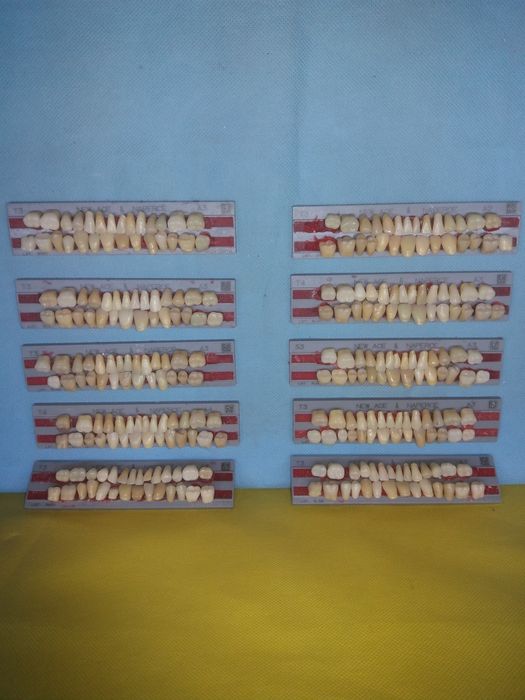 Зуби акрилові. "Збірна солянка".