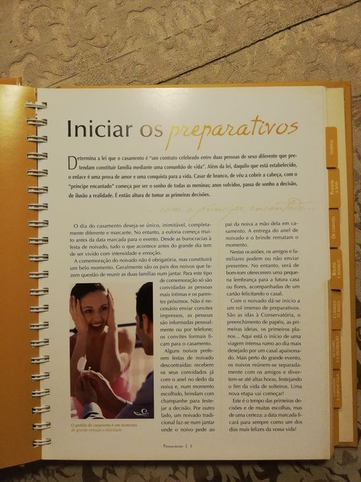 Livro Aprenda a planear um casamento - Nunca usado
