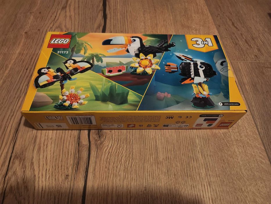 NOWE Lego Creator 3 w 1 Dzikie Zwierzęta Tukan NOWE