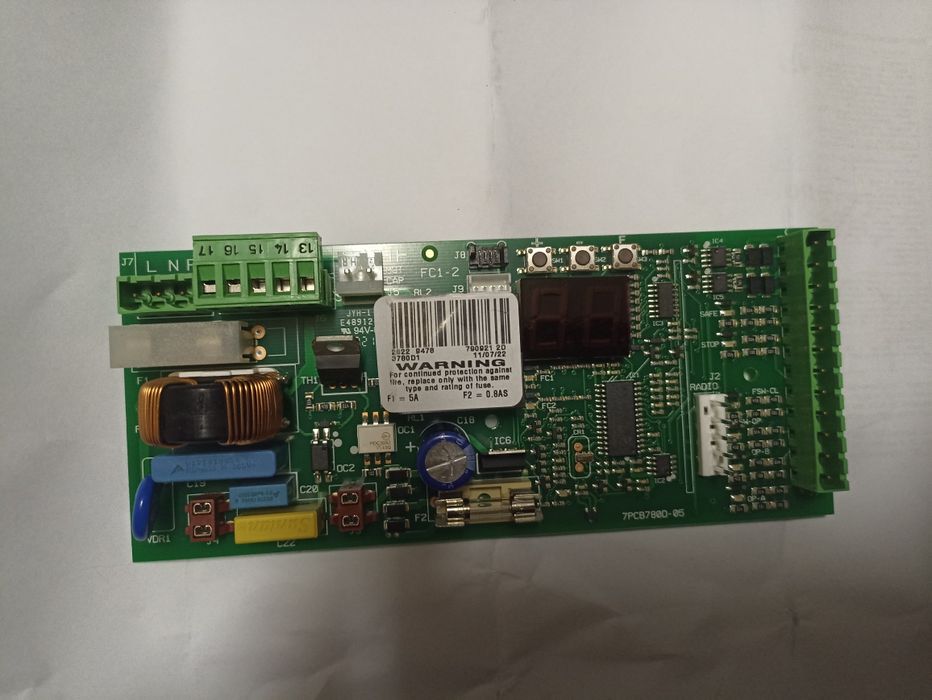 Centrala do bramy FAAC 780D płyta główna