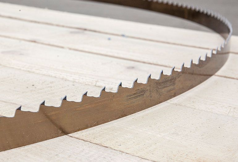 Ленточі пили, стрічкові пили Вудмайзер, пилорама, полотно