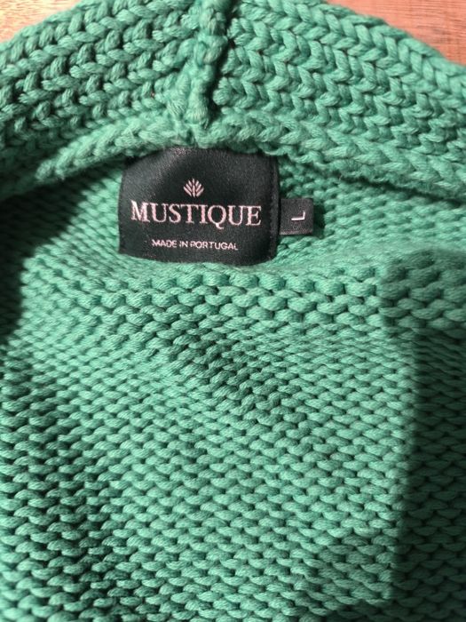 Cardigan verde mustique tamanho L