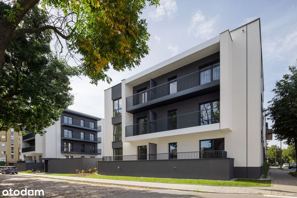 Nowoczesne 2 pokojowe mieszkanie z dwoma dużymi tarasami - 44,96 m2