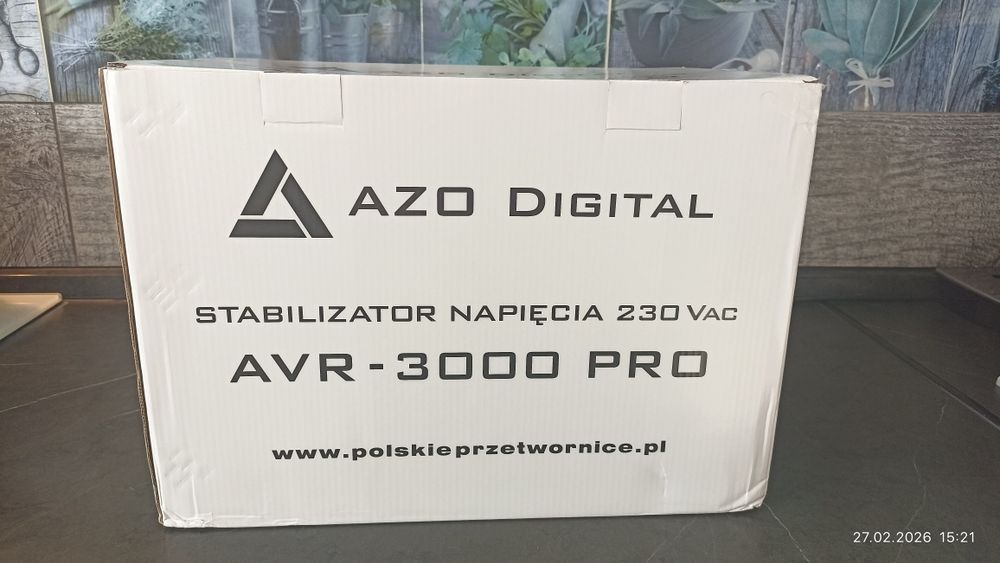 Стабілізатор напруги AZO AVR-3000 PRO.Чистий СИНУС, Точність 3%