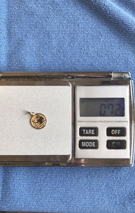 Złota  zawieszka, znak zodiaku próba 333(8k)