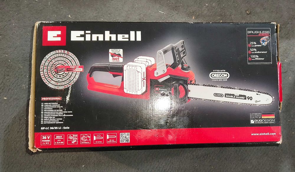 Motosserra Einhell GE-LC 36/35 Li-Solo (NOVO) + 2 Baterias 4.0Ah