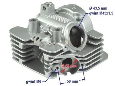 Głowica do motocykla Yamaha YBR XT-R 125cc 4T