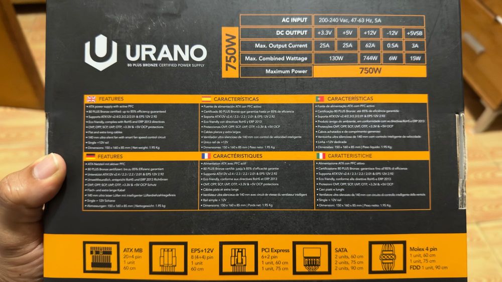 Nox Urano VX750w