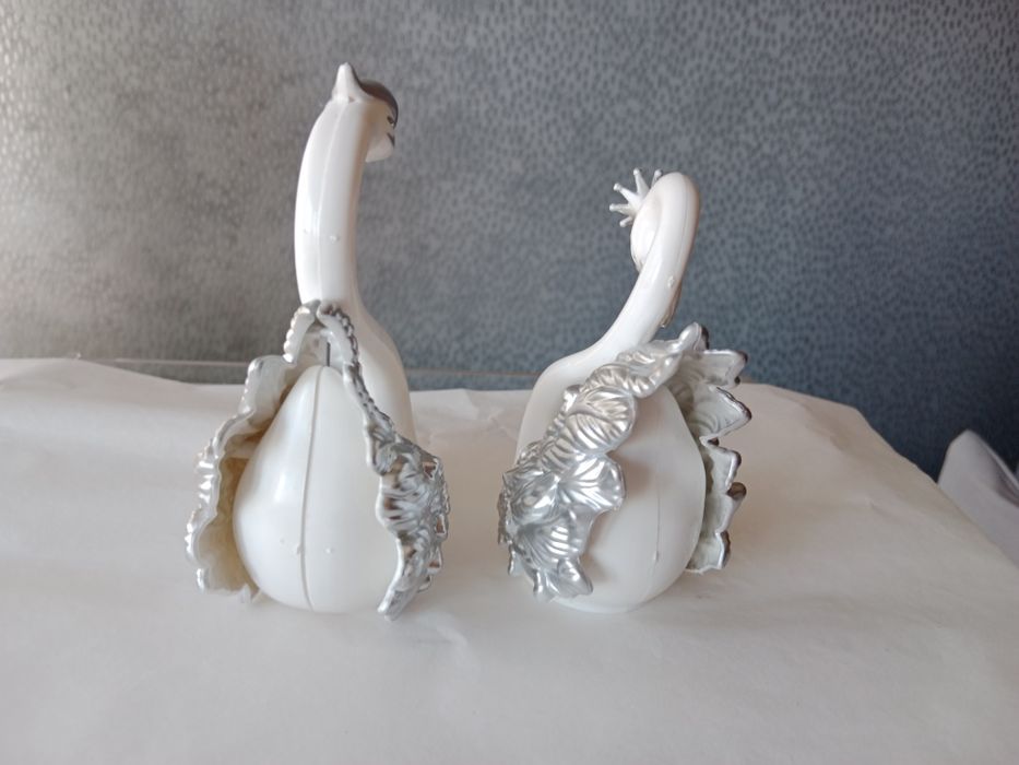 Topper tort weselny łabędzie