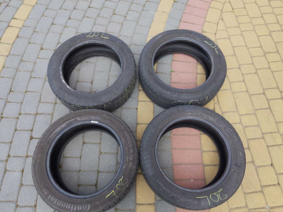 OPONY CONTINENTAL 195/55/16 6.97 MM LATO Komplet 2015 Rok