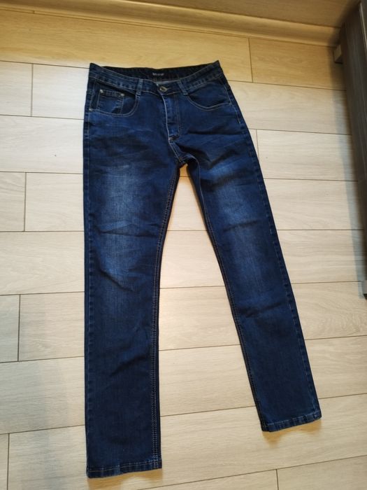 Jeansy męskie rozmiar 33, spodnie granatowe