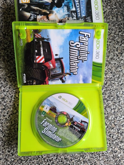 Sega rally/Farming simulator/SmackDown 2011 Xbox 360