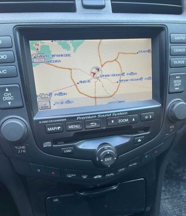 Диск навігації Honda Accord 7 Navi, CR-V 3 usa