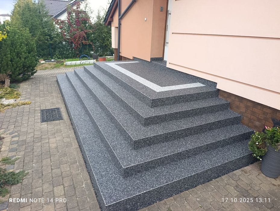 Kamienne dywan posadzki zywiczne