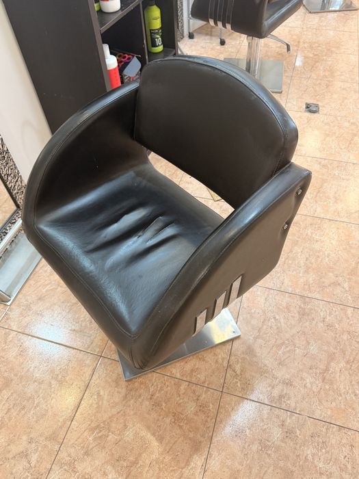 Conjunto 3 cadeiras de salão  cabeleireiro