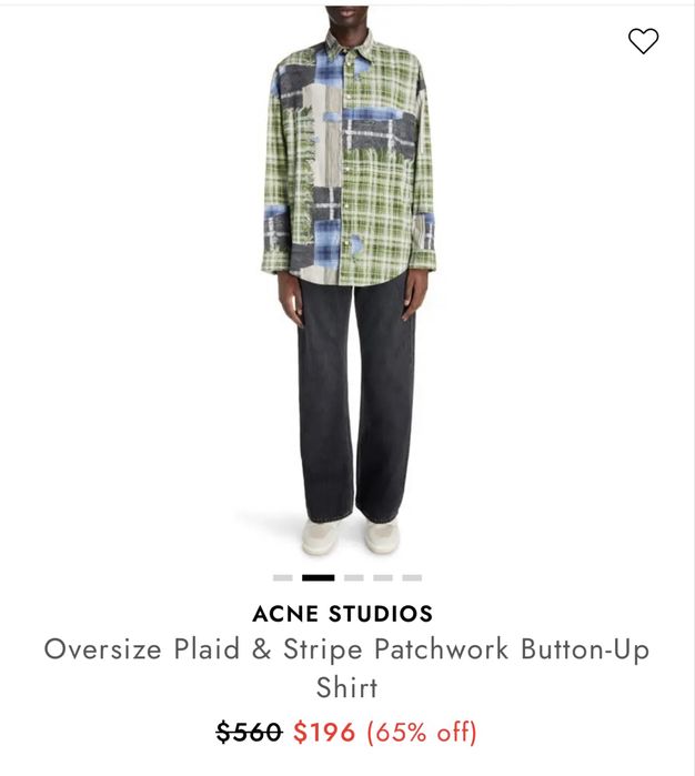 Acne studios рубашка