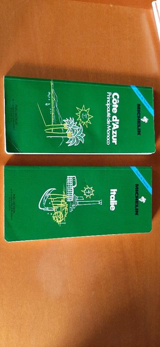 Guias e mapas Michelin França, Itália, Espanha e Portugal 1994/95/99