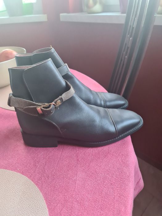 Buty skórzane damsk9ie