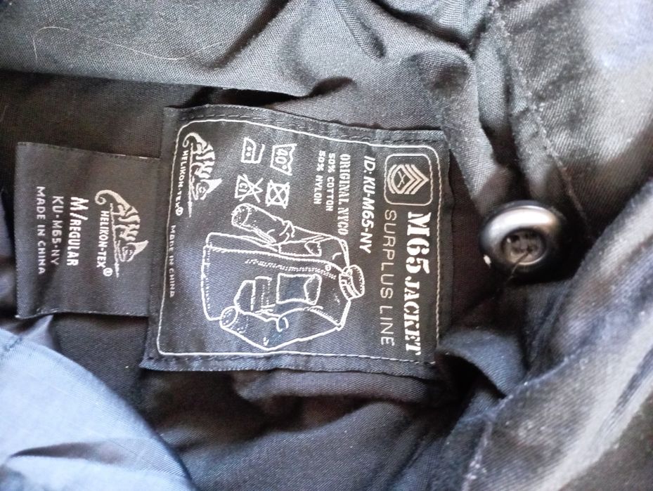 Kurtka M65 Helikon Czarna rozmiar M