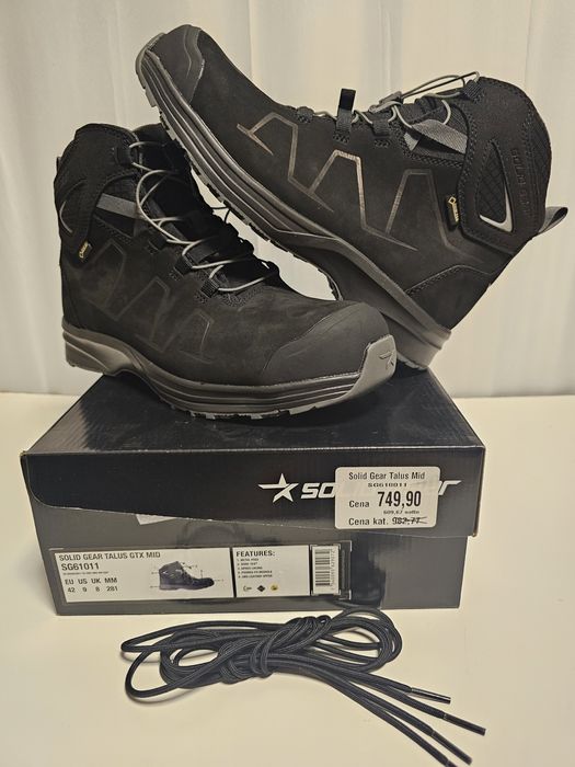 Buty robocze Solid Gear Talus Mid GTX S3 r.42,44 Gore-Tex