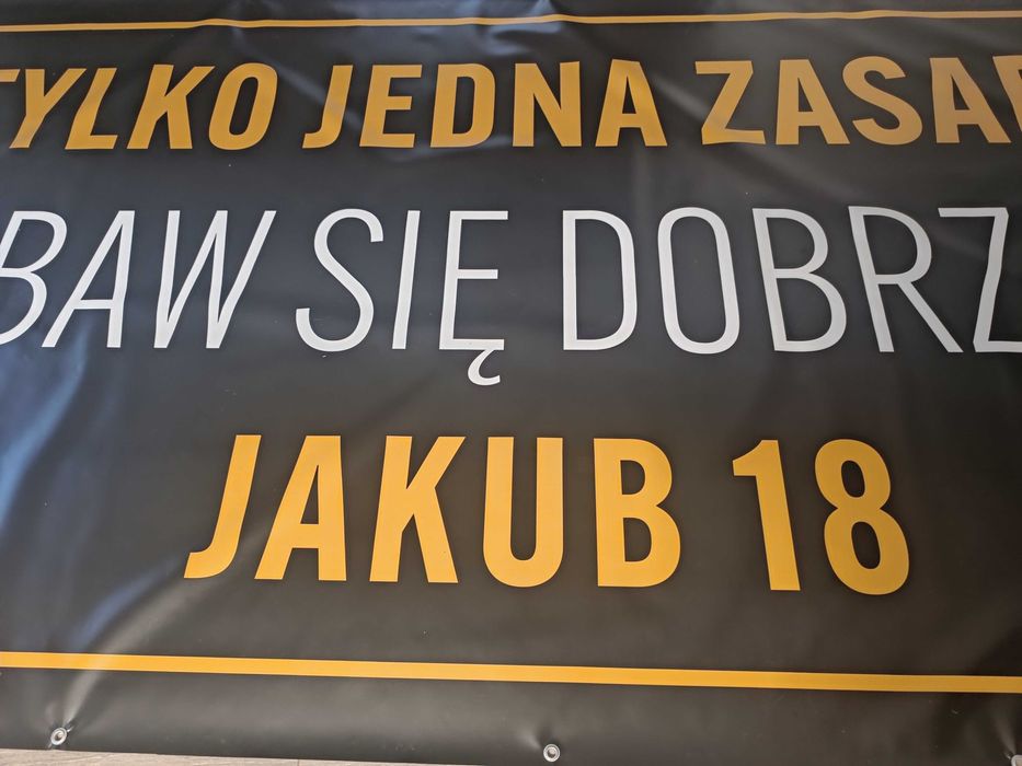 Extra Baner na 18 urodziny - Jakub