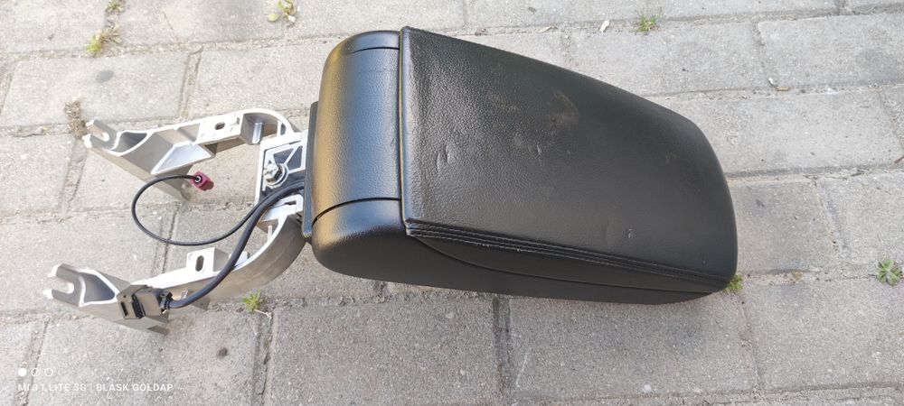 Podłokietnik Czarny Skóra Audi A6 C6 3.0 TDI Q Sedan 04 Blask Gołdap