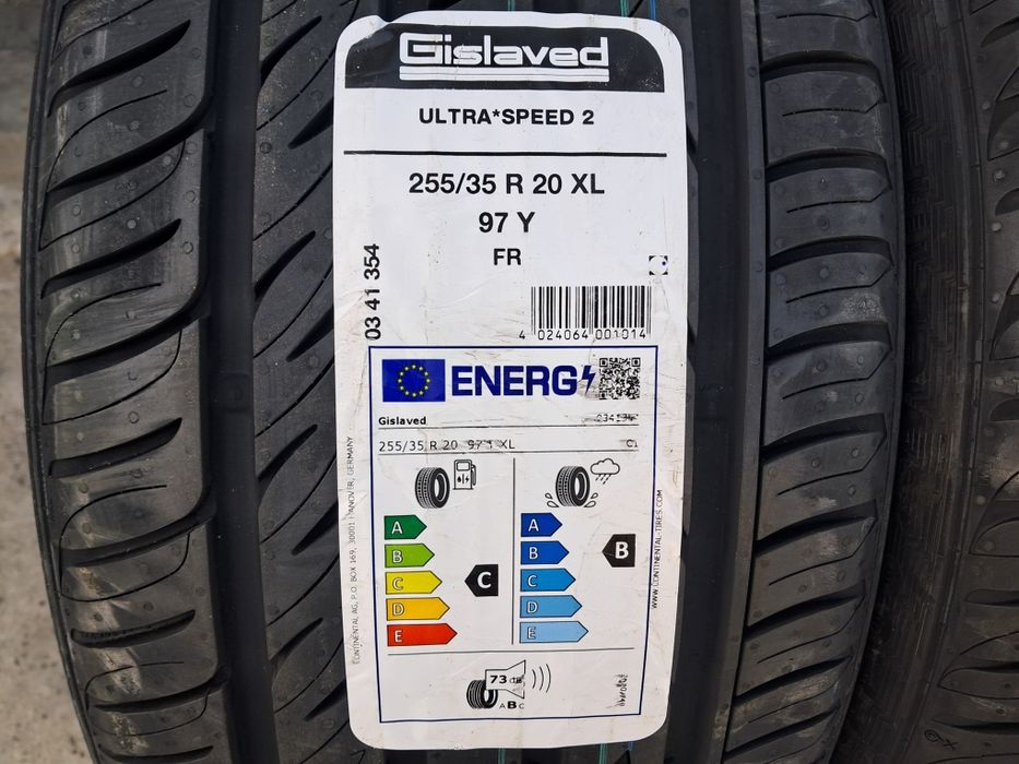 Резина літня, НОВА, 255/35 R20 Gislaved Ultra Speed 2 FR