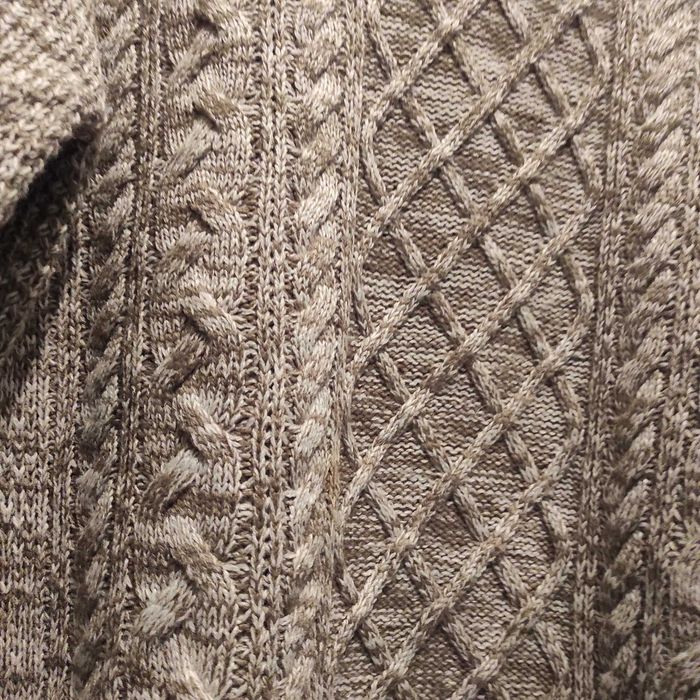 Easy Elegancki Zimowy Szary Męski Sweter Size M