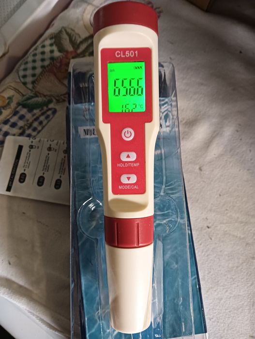 Medidor qualidade da Água para piscina ou aquário