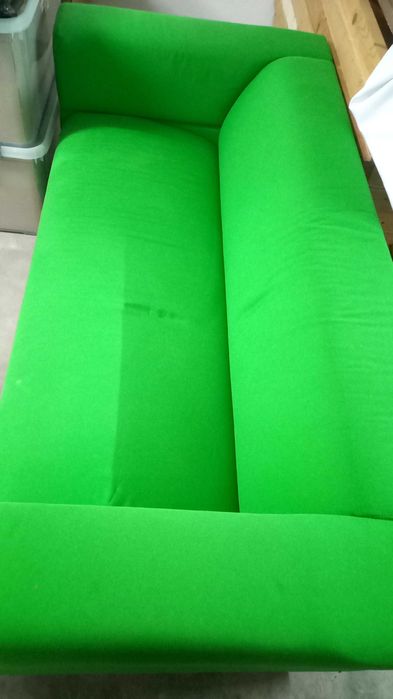 Sofá 3 pessoas verde