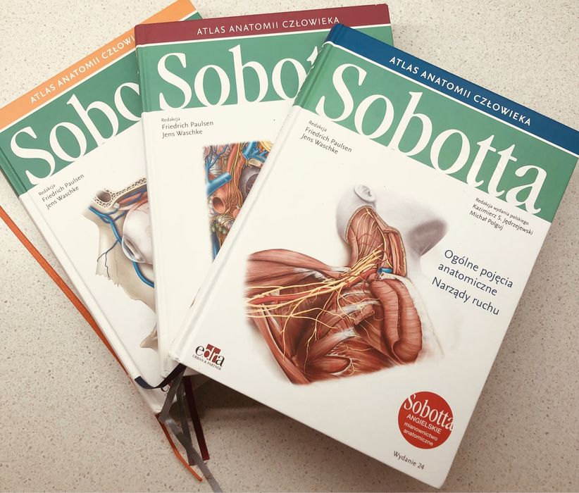 Atlas Anatomii Człowieka" autorstwa Sobotta