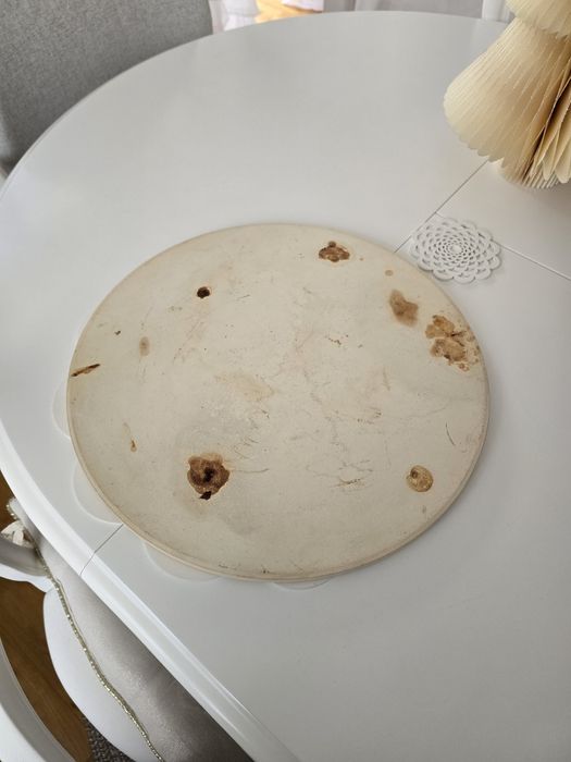 Niemiecki malo używany kamień do wypieku pizzy , duży