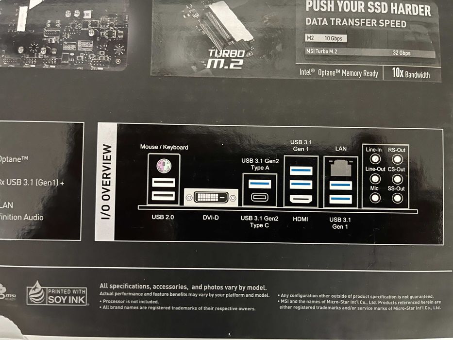 Płyta główna MSI Z270 Sli Plus +
DDR4 32GB + Intel i7-6700 4x3,20GHz