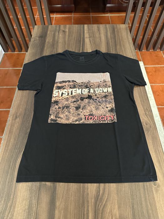 T-shirt de Rock Preta System of a Down - Toxicity [Original]