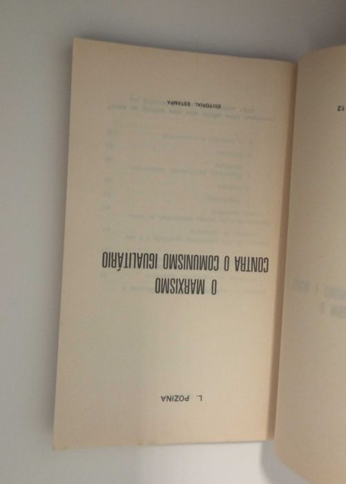 O Marxismo contra o Comunismo igualitário, de L. Pozina