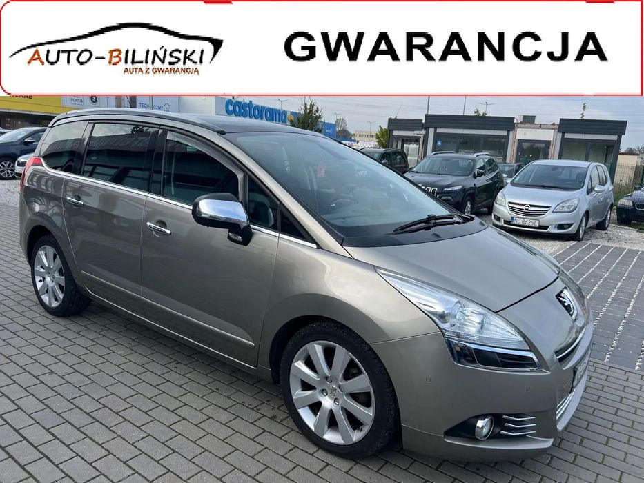 Peugeot 5008 2.0D 150KM 6Bieg.ALU17+Zima Skór+Grzane Panor.Hak Navi Ledy Xenon Fakt