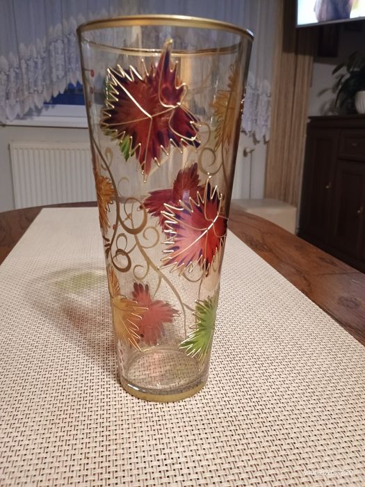 Szklany wazon - lata 60-te
