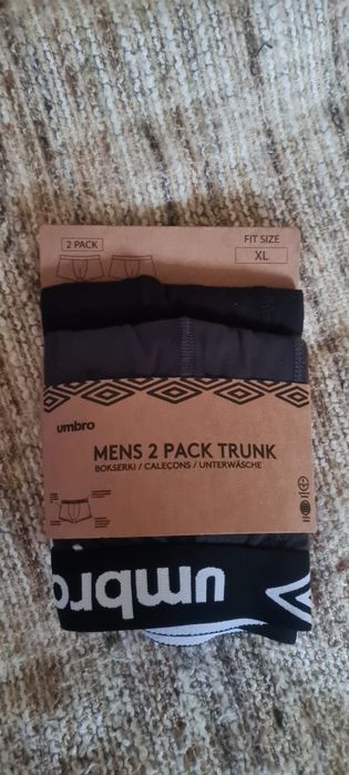 Bokserki męskie XL UMBRO 2pack nowe