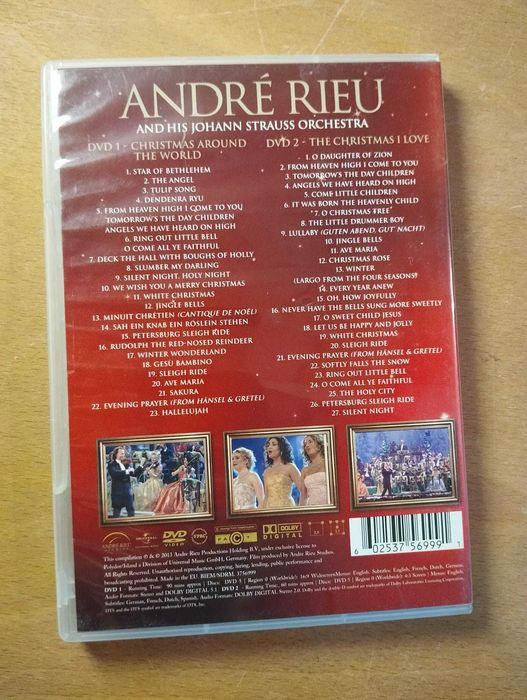 DVDs André Rieu - Concertos de Natal