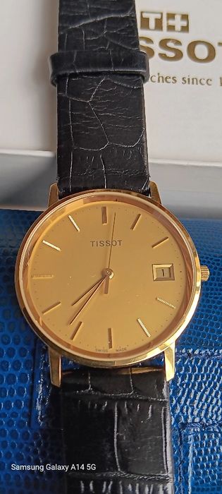 Relógio Tissot, caixa em ouro, novo,