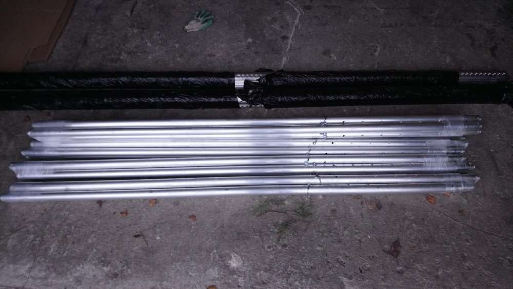 Drążki aluminiowe mocowania ładunków do listw aluminiowych waskich