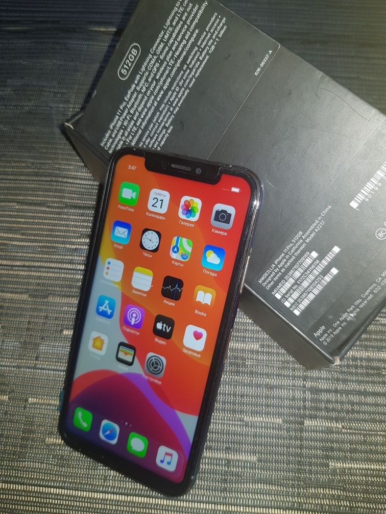 Iphone 11 pro. 512 Gb. Любой оператор. Как новый. В плёнках ещё.: 1 500 ...