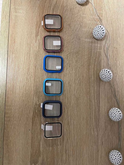 Чохол бампер із загартованим склом для Apple Watch на все серии чехол