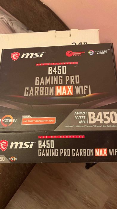 Материнська плата MSI B450 GAMING PRO CARBON MAX WIFI