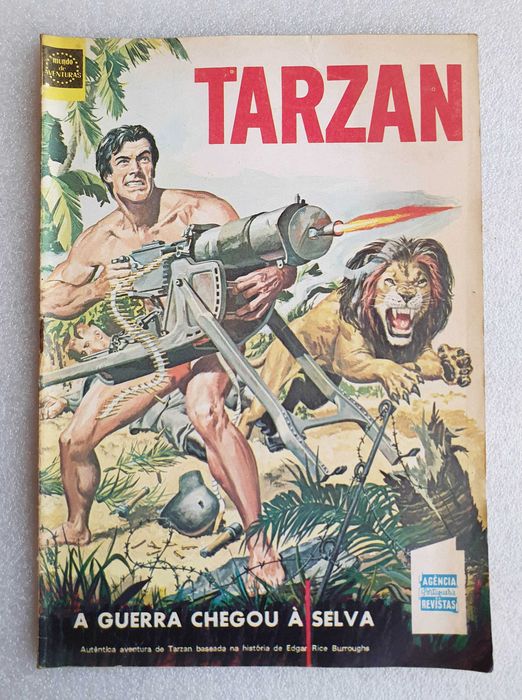 Antigo Livro BD ~ "TARZAN" ~ nº9  (Suplemento ao nº1054) ~ 1972