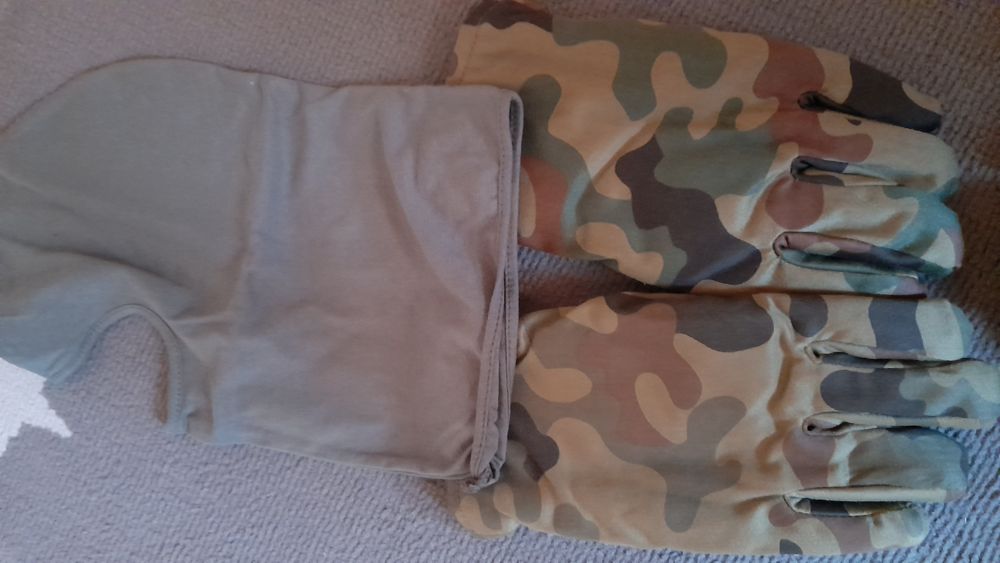 Rękawice wojskowe + kominiarka