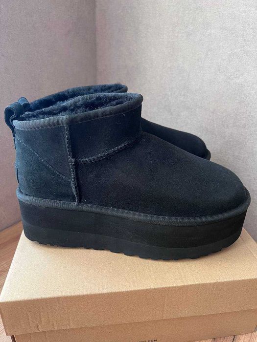 Жіночі Уггі UGG ultra mini black EUR 41