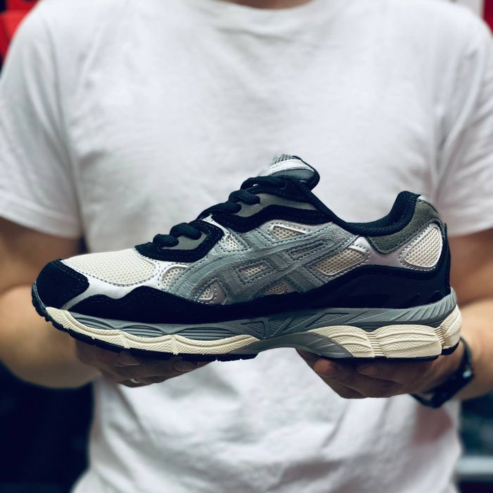 Кросівки Кроссовки Asics Gel-NYC 1090 White Black Grey Серый Чёрный Сірий Чорний Кросовки демісезон