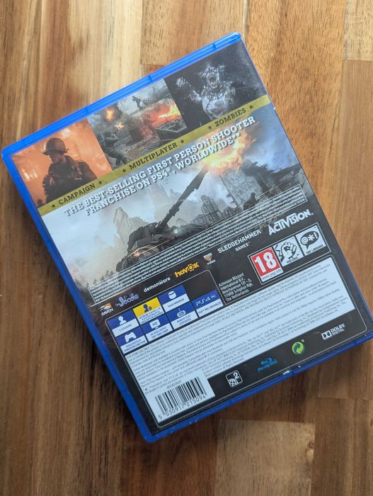 Call of Duty WWII PS4 PlayStation 4 z Instrukcją Wydanie Angielskie