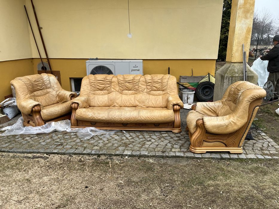 Sofa fotele stan taki jak na zdjeciu